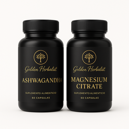 Combo Ashwaganda + Citrato de Magnesio