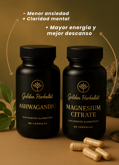 Combo Ashwaganda + Citrato de Magnesio